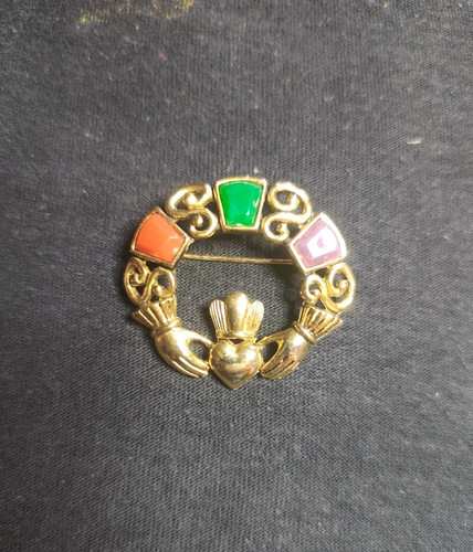 Soloor irish claddagh brooch - claddagh,