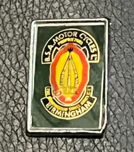 Motorcycle pin badge bsa - motorcycle,