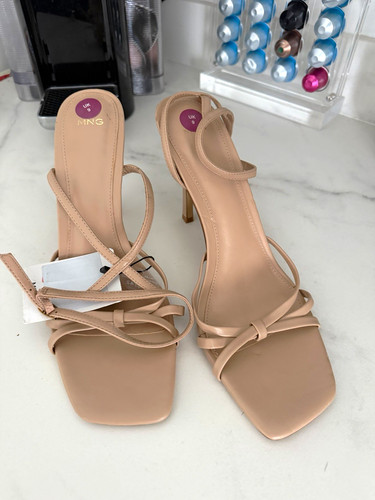 Mng women beige synthetic - mng,
