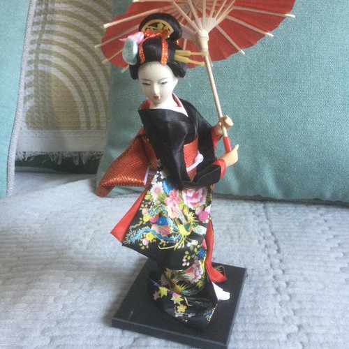 Japanese geisha doll resin - doll,