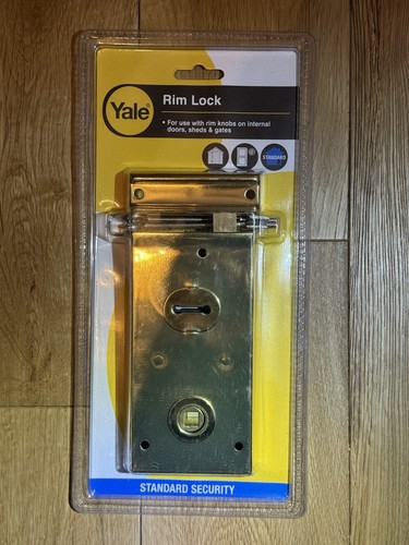 Yale brass rim lock - yale,