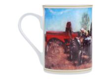 GREY FERGIE WITH BAGGER Mug Border Fine Arts Studio Vintage Tractor