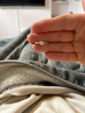 diamond ring 18ct, white gold