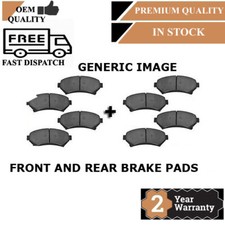FRONT AND REAR BRAKE PADS  FOR