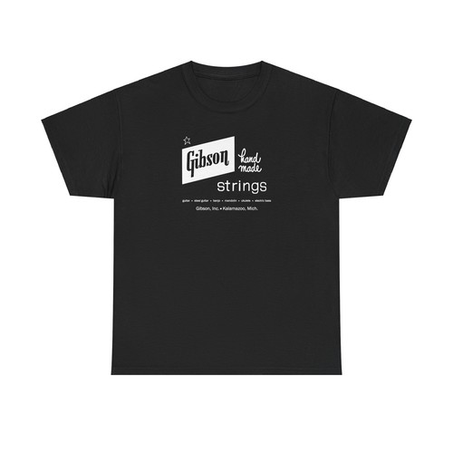 Gibson guitar strings - gibson, t-shirt
