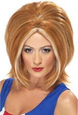 Smiffys Girl Power Wig, Ginger (Damaged Box)