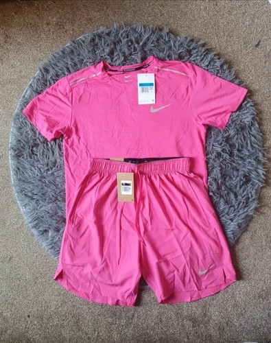 Pink nike dri fit - fit, shortset
