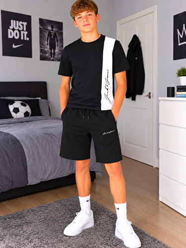 Jack jones black white short - jack,