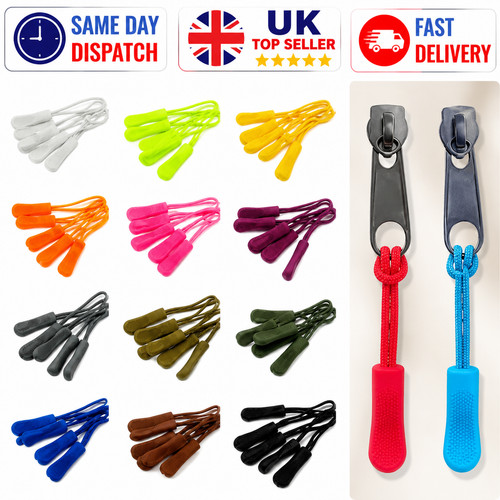 Pcs zipper pull puller end - 10,