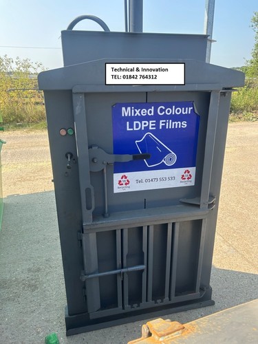 Cardboard waste baler - waste,