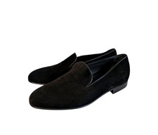Berluti Men's Black Suede Loafers Size 8