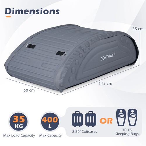 400l waterproof car roof bag - 400l,