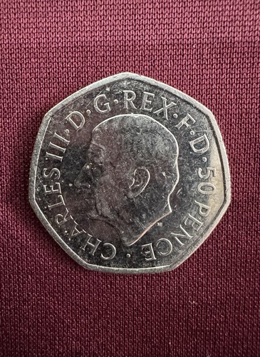 2022 50p coin charles - 50p, iii