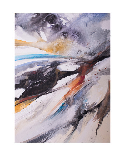 Original watercolour landscape - original,