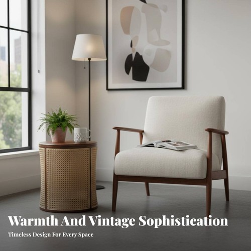 Woven front nightstand french - woven,