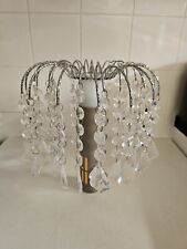  CEILING CHANDELIER TEARDROP PENDANT LIGHT ACRYLIC CRYSTAL DROPLETS. 