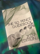 2024/25 50p guide book, coin