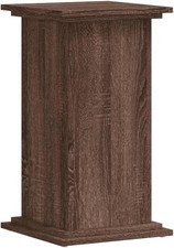 Brown Oak Wood Plant Stand 60cm Indoor Display Pedestal Table Modern Home Decor
