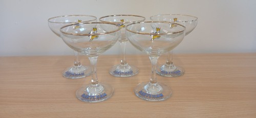 Vintage 1970s babycham glasses - vintage,