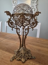 Unique Crystal Ball & Brass
