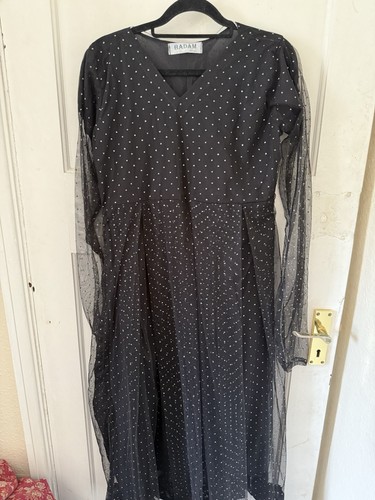 Long net frock maxi - frock, with