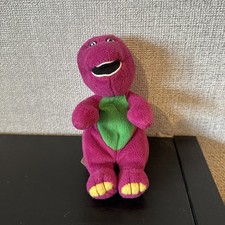 Vintage Barney the Purple Dinosaur Soft Toy Plush Teddy Bear