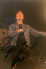Ronan Keating autograph signed 9x13 photo original Life Is a Rollercoaster