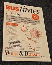 Wilts & Dorset Bus Timetable