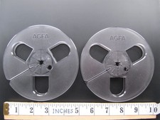 1x EMPTY Agfa 5 inch for reel to reel recorder take up spool VGC 2 available