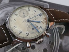 Gallet 1940s 50s vintage Multichron chronograph chrono Excelsior Park mens watch