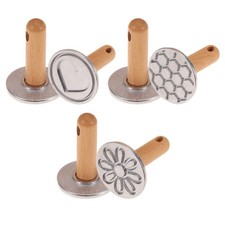 Cookie Stamps, 3PCS Metal