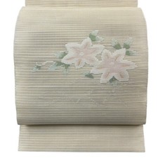 Nagoya Obi Silk Cream Summer 8