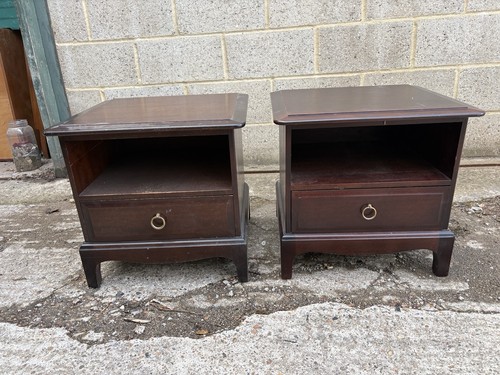 Pair stag minstrel - stag, mahogany