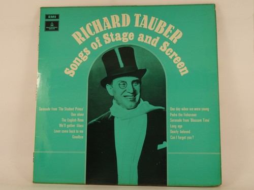 Richard tauber songs stage - richard, of