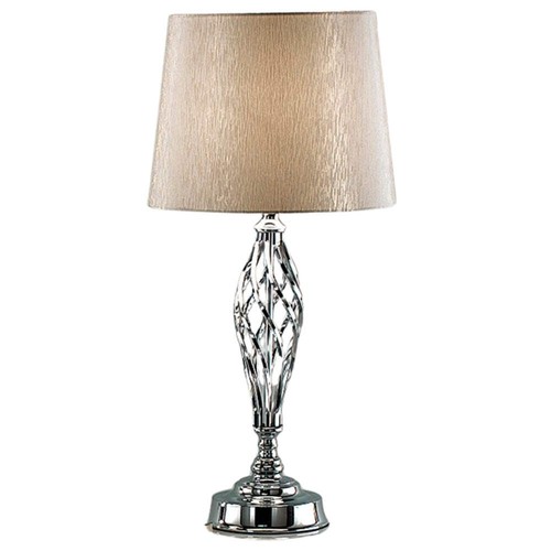 Polished chrome barley twist - chrome,