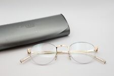 MYKITA Lessrim Rin Round Golden Eyeglasses Germany 45 [] 21 - 140 Never Used
