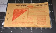 1940s Motor Fuel GAS Ration