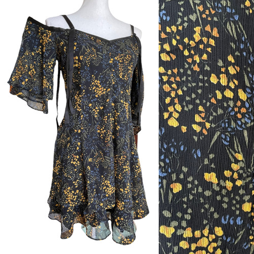 Line dot ditsy - &, dress