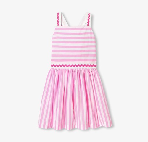 Jacadi striped popelin dress - striped,