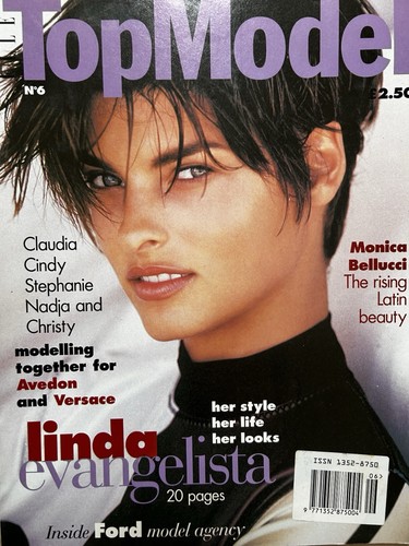 Linda evangelista elle - linda,