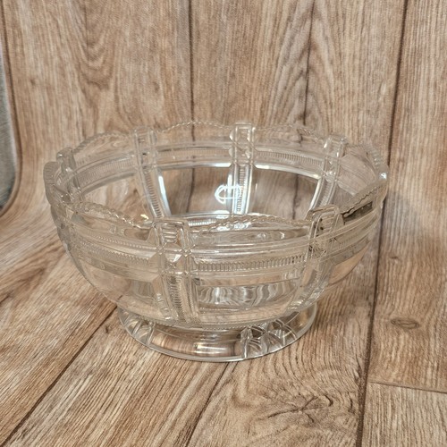 Vintage clear pressed glass - clear,