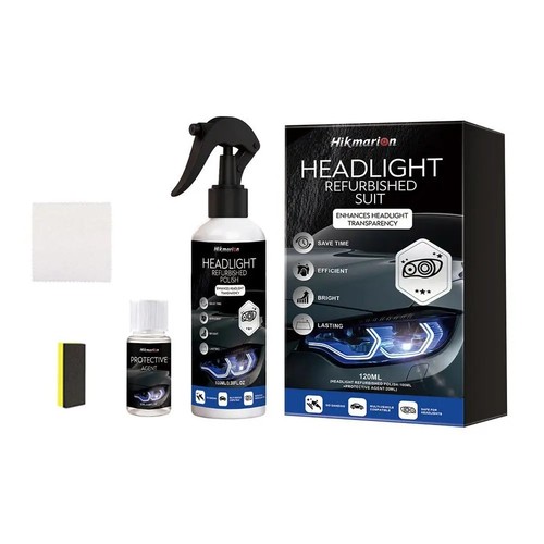 Headlight restoration fluid - headlight,