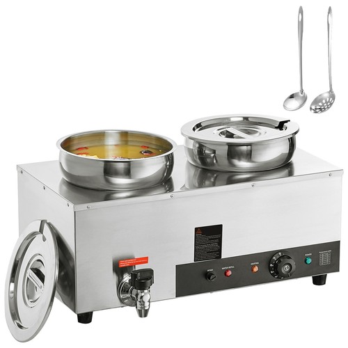 4qt pot soup - 2*7.4qt, warmer