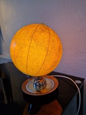 Vintage Mid Century Illuminated Globe
