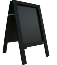 PAVEMENT BOARD -A BOARD - BLACKBOARD - 80cm x 40cm - 5KGS - BLACK