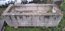Reclaimed stone trough planters for garden display sink water feature dog bath
