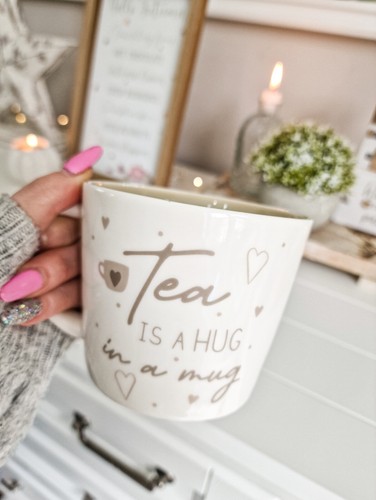 Tea hug mug grey - hug, in