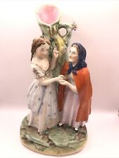Fortune Teller, Circa 1880, Staffordshire Potteries Figurine Spill Vase.