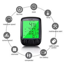 Waterproof Bicycle Speedometer Cycling Bike Meter Computer Speed Odometer Wired