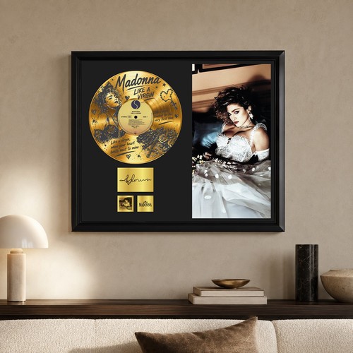 Madonna gold record display - madonna,